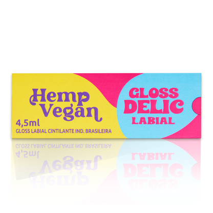 PRÉ VENDA Hemp Vegan Gloss Cintilante Delic Labial 6ml